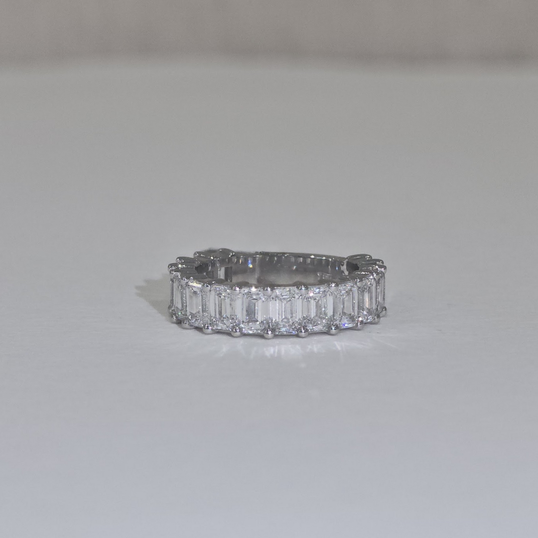 1-31.png Victoria | Majesty Lab Grown Diamond Wedding Ring in 18ct White Gold - Image 1
