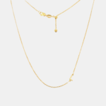 Blythe 9ct Yellow Gold Sideways Initial Necklace - Image 4