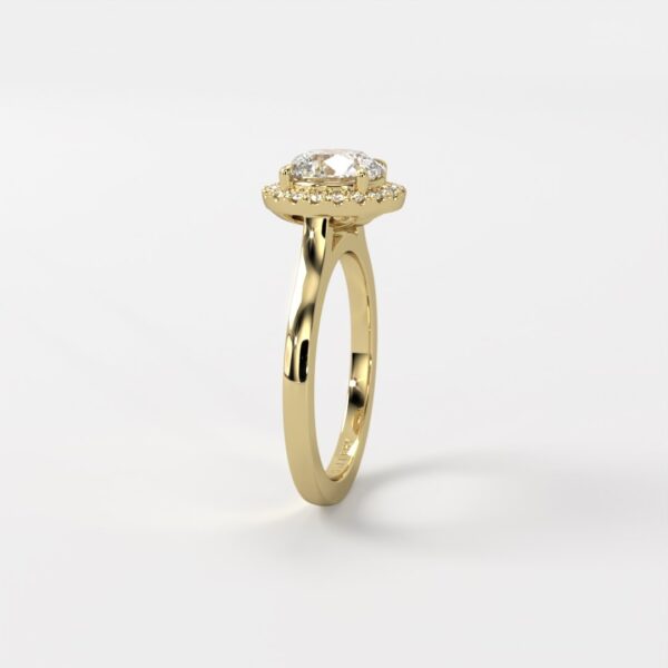 Halo Engagement Ring - Image 3