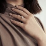 Halo Engagement Ring with Pave - Image 4