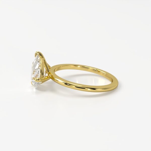 Léonie | Twin Pear Toi et Moi Engagement Ring - Image 4